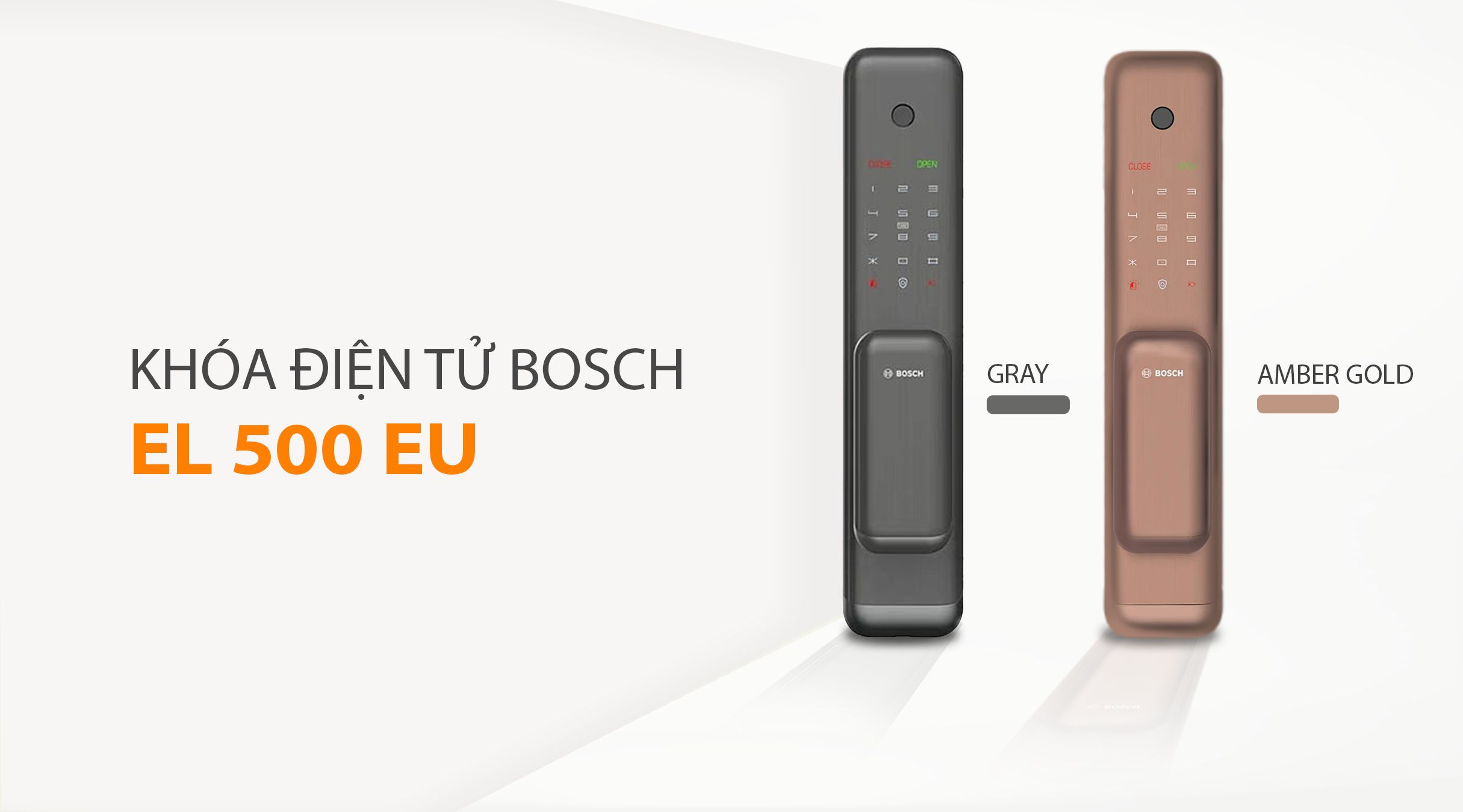 Thiết kế khóa điện tử BOSCH EL 500 EU GRAY